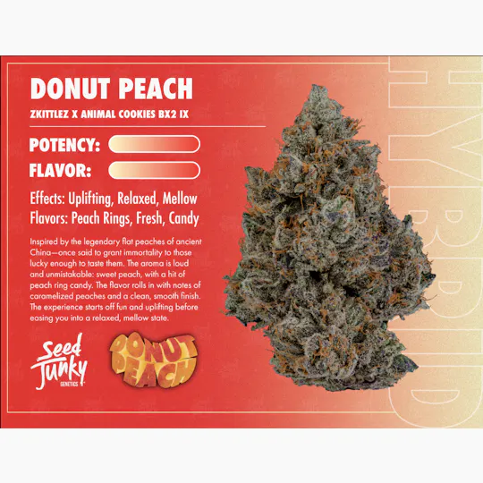 Seed Junky - Seed Junky | Donut Peach | Infused Joint | 1.5g - 1