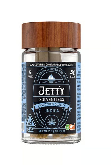 Jetty Extracts - GMO x Donny Burger | Live Rosin Infused Minis | 0.5g each | 5pk - 1