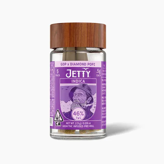Jetty Extracts - Diamond Popz x GDP | Infused Minis | 0.5g each | 5pk - 1