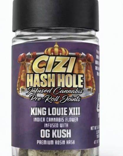 Cizi - King Louie XIII & OG Kush | Hash Hole Infused Minis | 0.5g each | 4pk - 1
