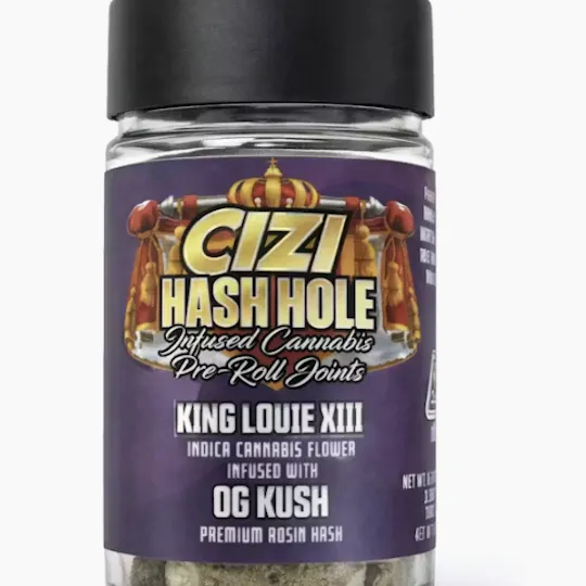 Cizi - King Louie XIII & OG Kush | Hash Hole Infused Minis | 0.5g each | 4pk - 1