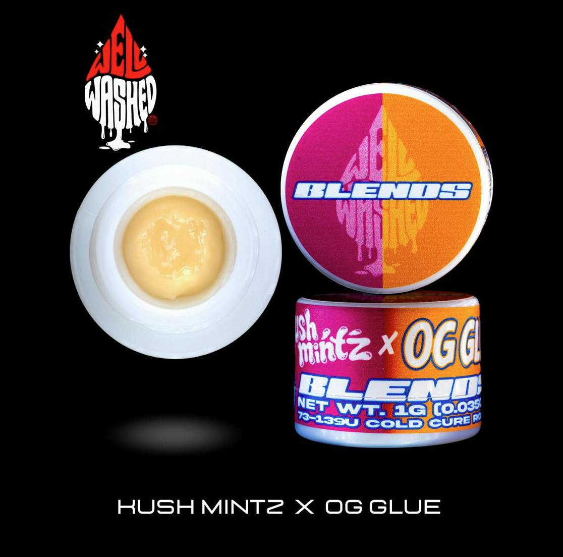 Well Washed Concentrate - Well Washed | Gush Mints X OG Glue | Live Rosin | 1g - 1