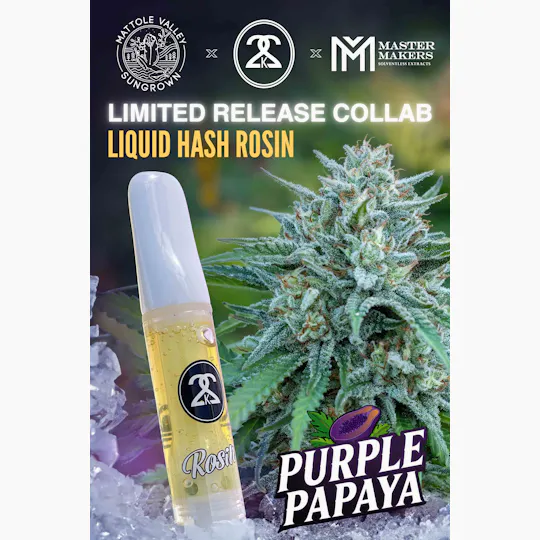 Twenty Two K / 22k - 22K - Purple Papaya - Liquid Hash Rosin 1.0ml Cart - 1