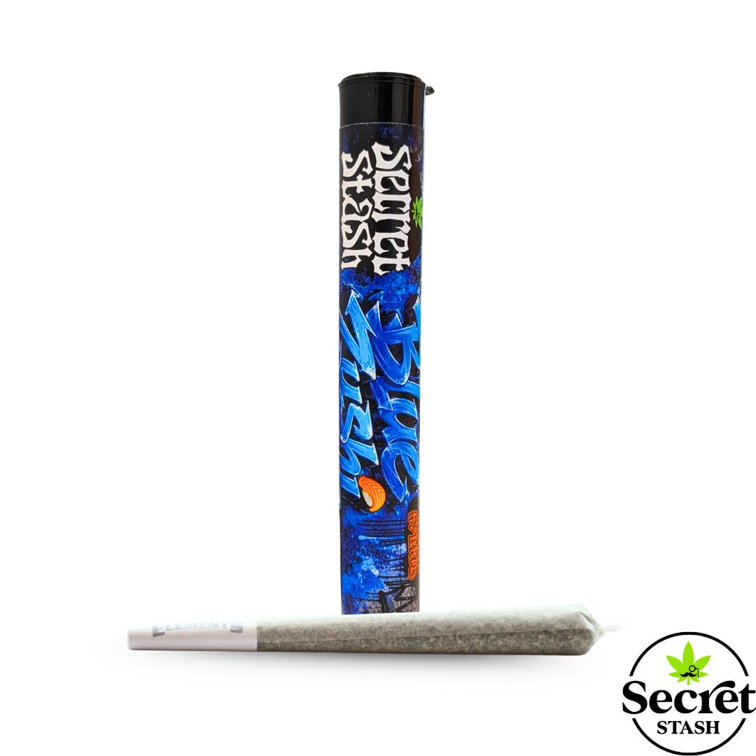 Secret Stash - Secret Stash | Full Bud Pre Roll | Blue Zushi | 1.2g - 1