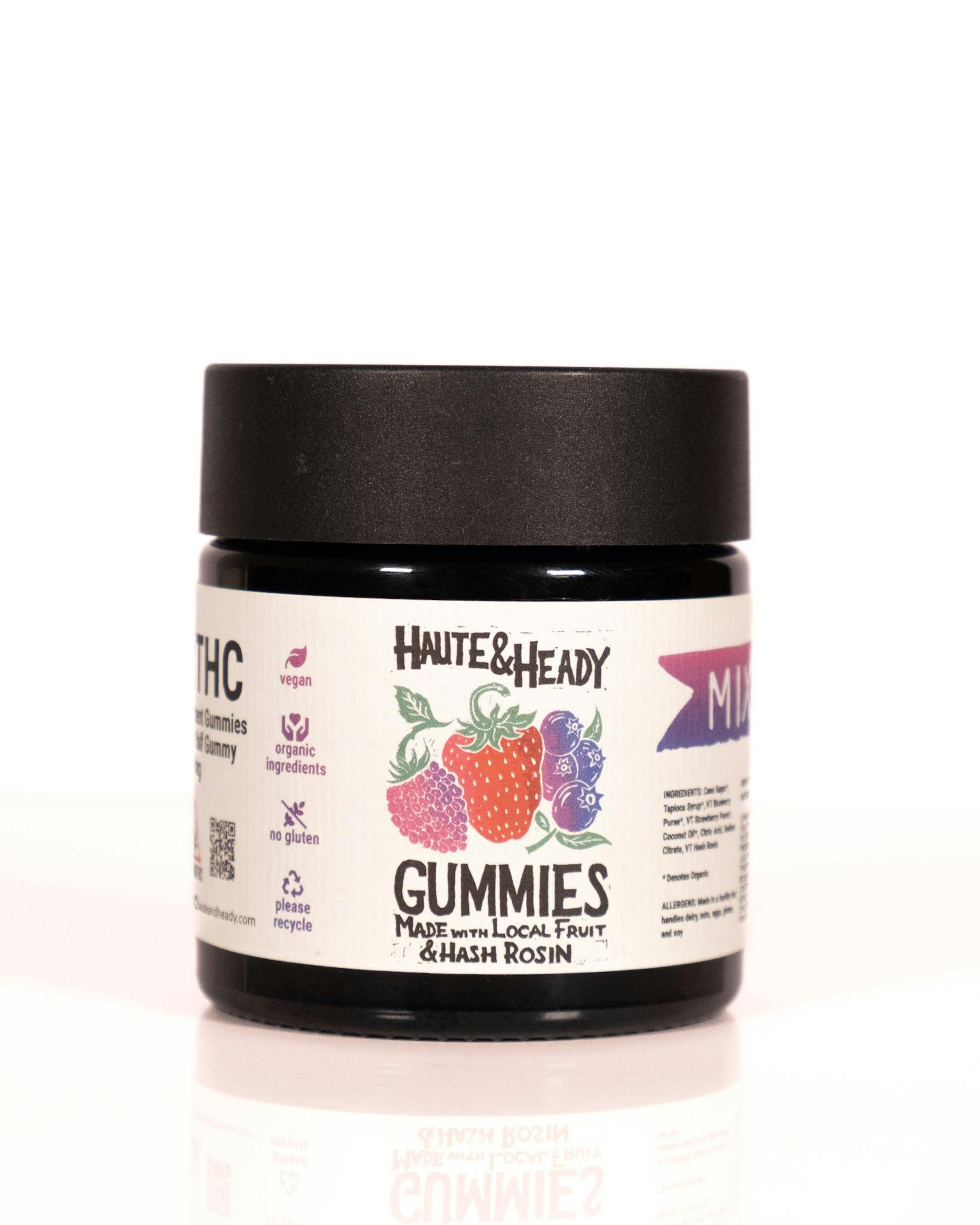 Haute & Heady - Haute & Heady | Mixed Berry Gummies | 100mg | 20ct | 5mg/ea - 1
