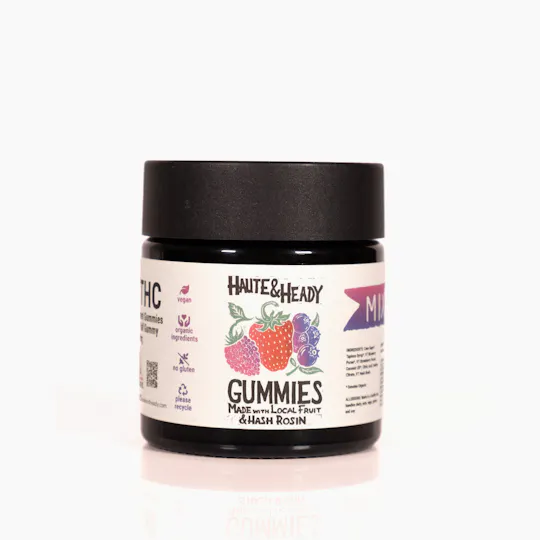Haute & Heady - Haute & Heady | Mixed Berry Gummies | 100mg | 20ct | 5mg/ea - 1