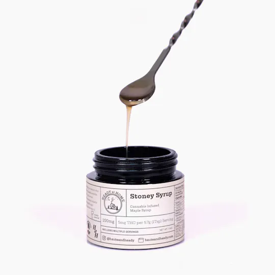 Haute & Heady - Stoney Syrup | Edible | 100mg | 5mg/5.7g (1Tsp) - 1