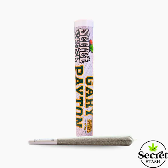 Secret Stash - Secret STash | Full Bud Pre Roll | Gary Payton | 1.2g - 1