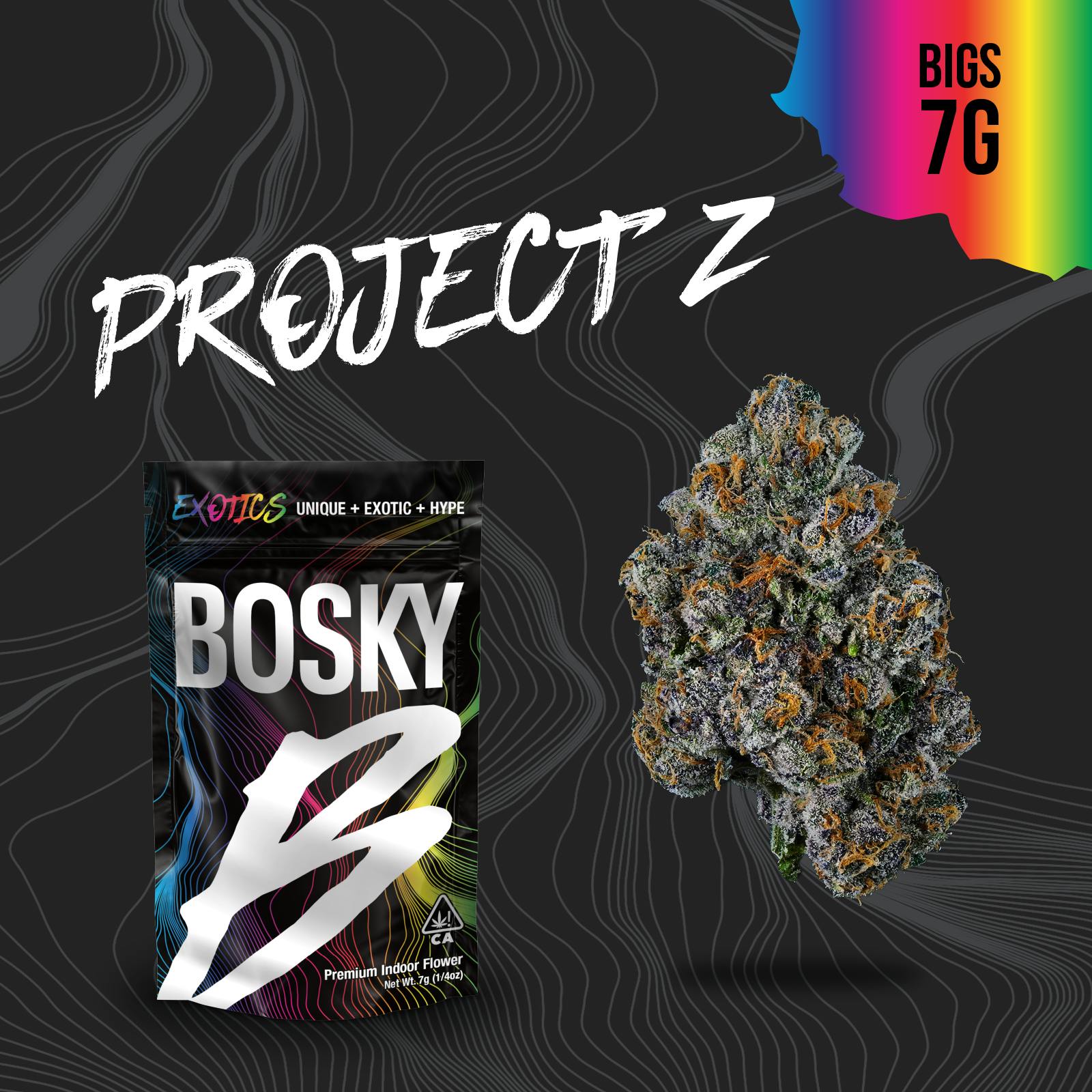 Bosky Genetics - BOSKY | Project Z | Big Buds | Exotics | 7g - 1