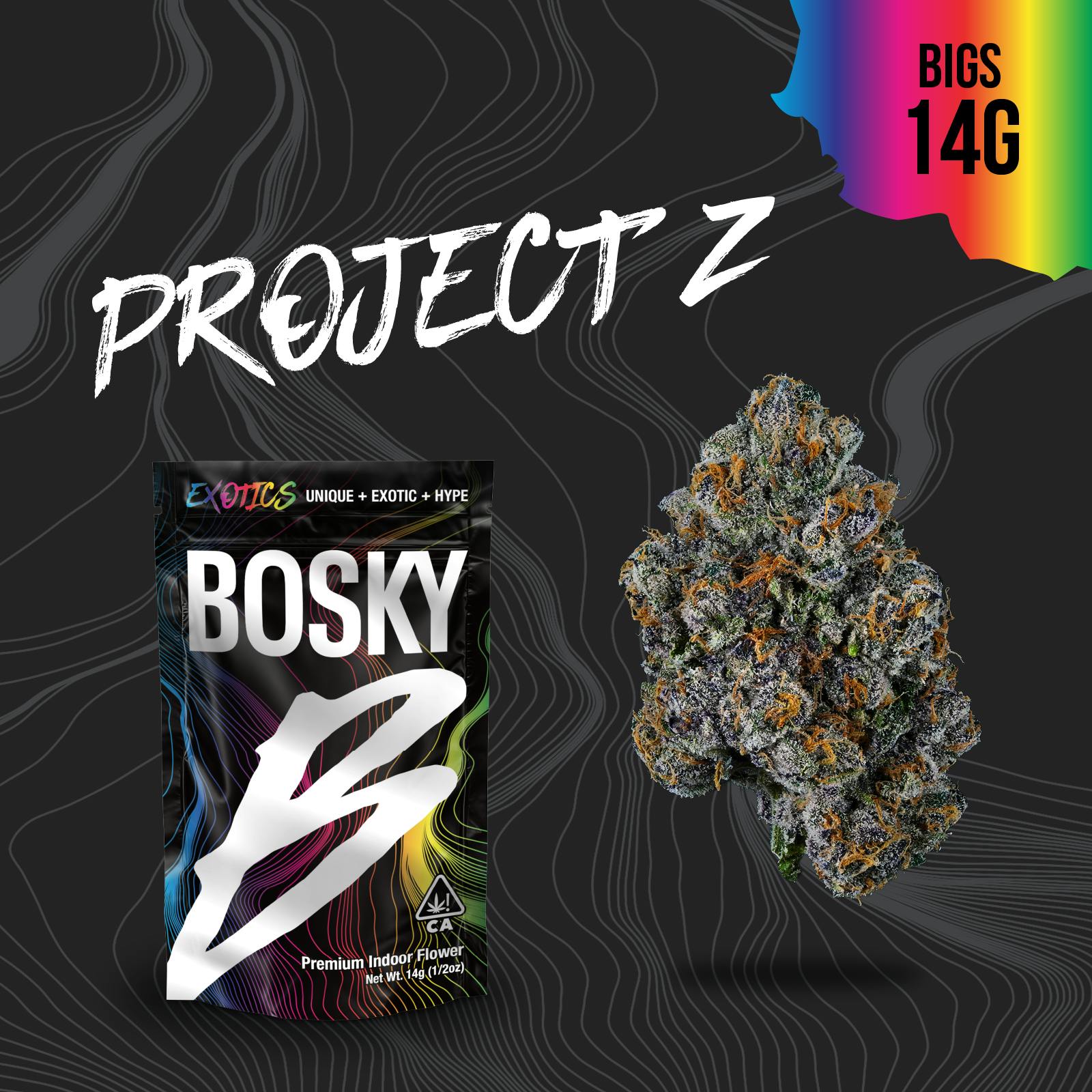 Bosky Genetics - BOSKY | Project Z | Big Buds | Exotics | 14g - 1