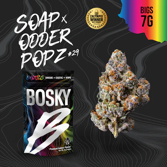 Bosky Genetics - BOSKY | Soap x Odder Popz #29 | Big Buds | Exotics | 7g - 1