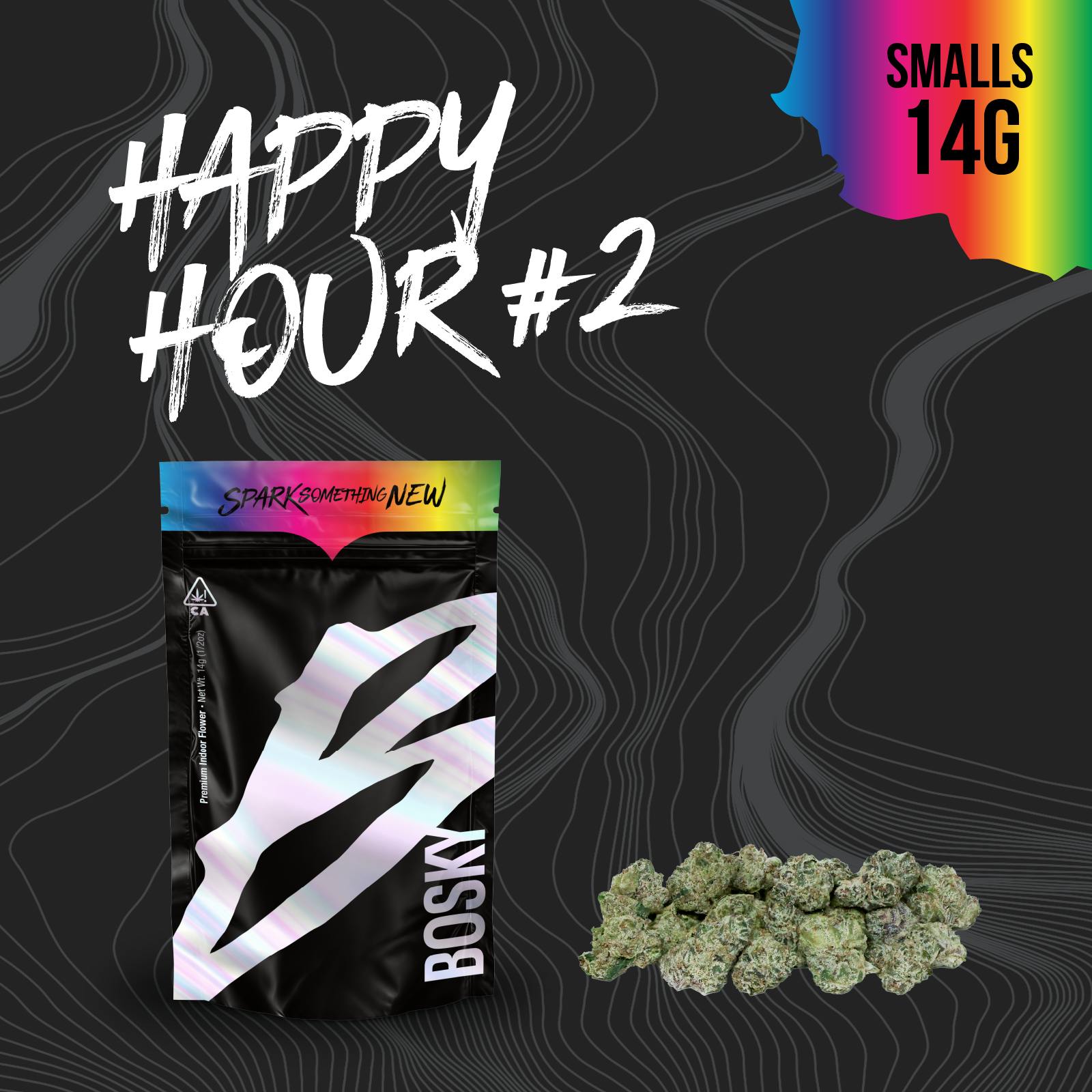 Bosky Genetics - BOSKY | Happy Hour#2 | Small Buds | Exotics | 14g - 1