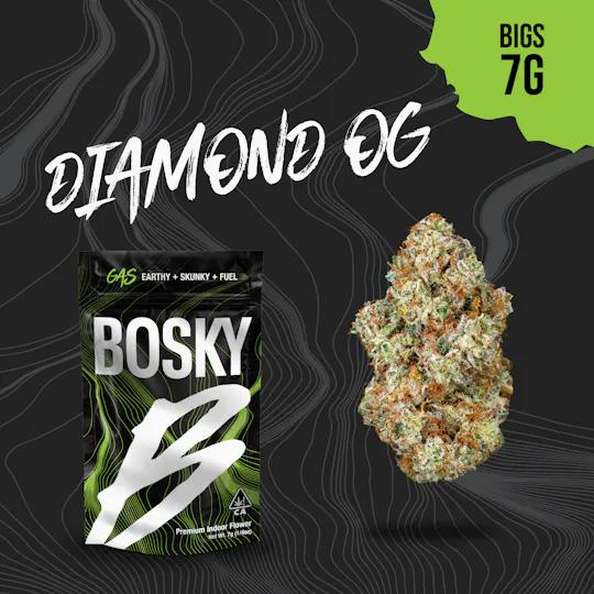 Bosky Genetics - BOSKY | Diamond OG | Big Buds | Gas | 7g - 1