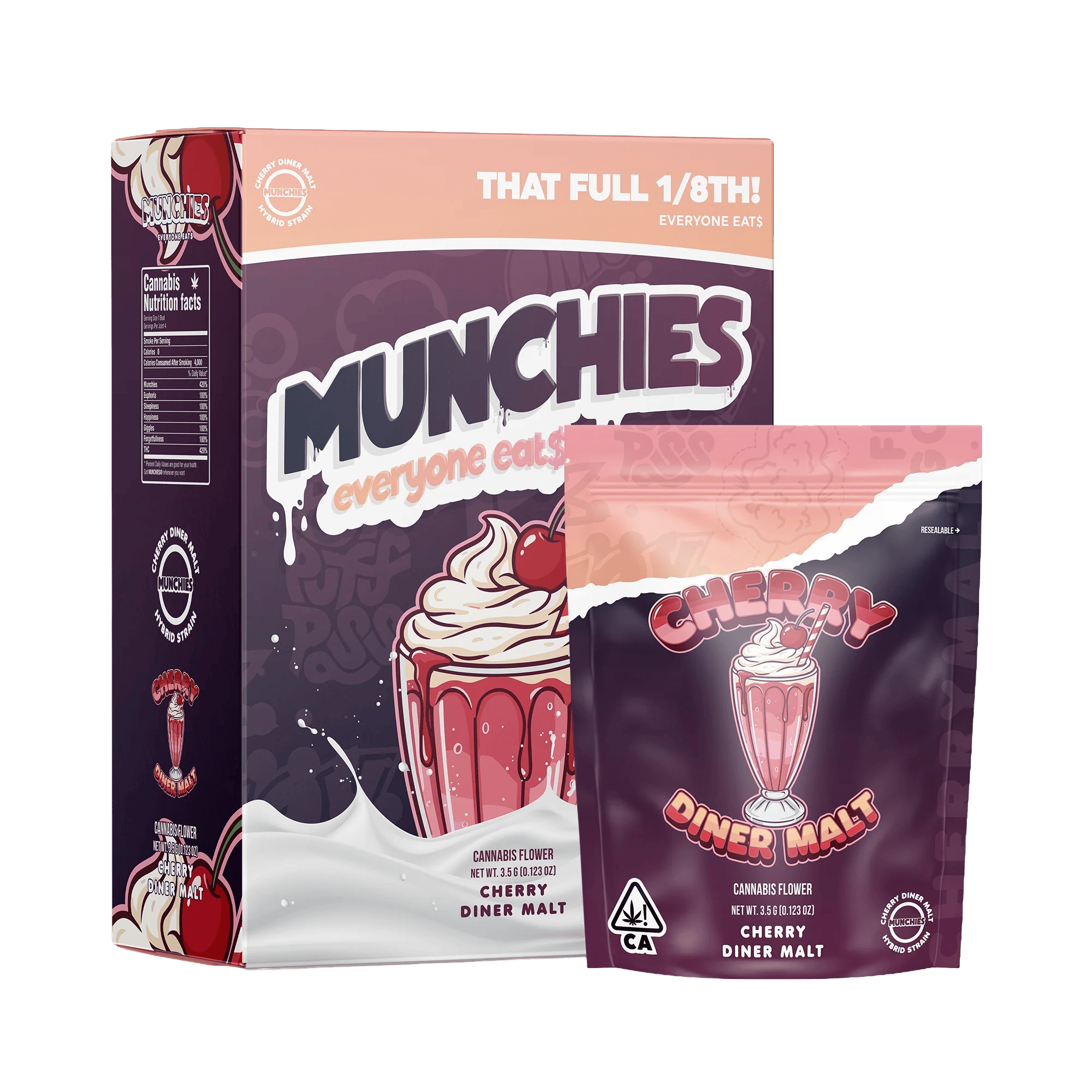 Munchies - Munchies | Cherry Diner Malt | Big Buds | 3.5g - 1