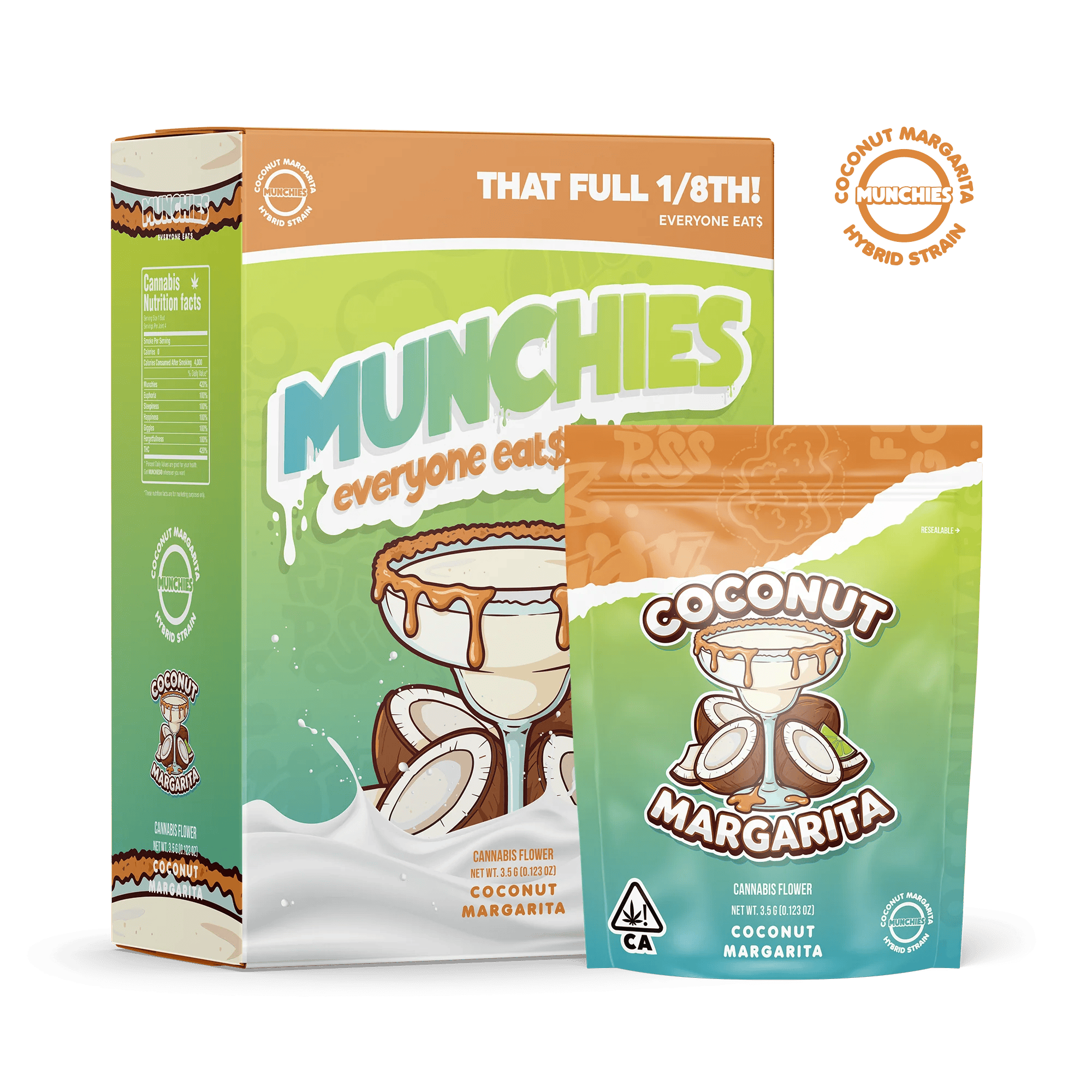 Munchies - Munchies | Coconut Margarita | Big Buds | 3.5g - 1