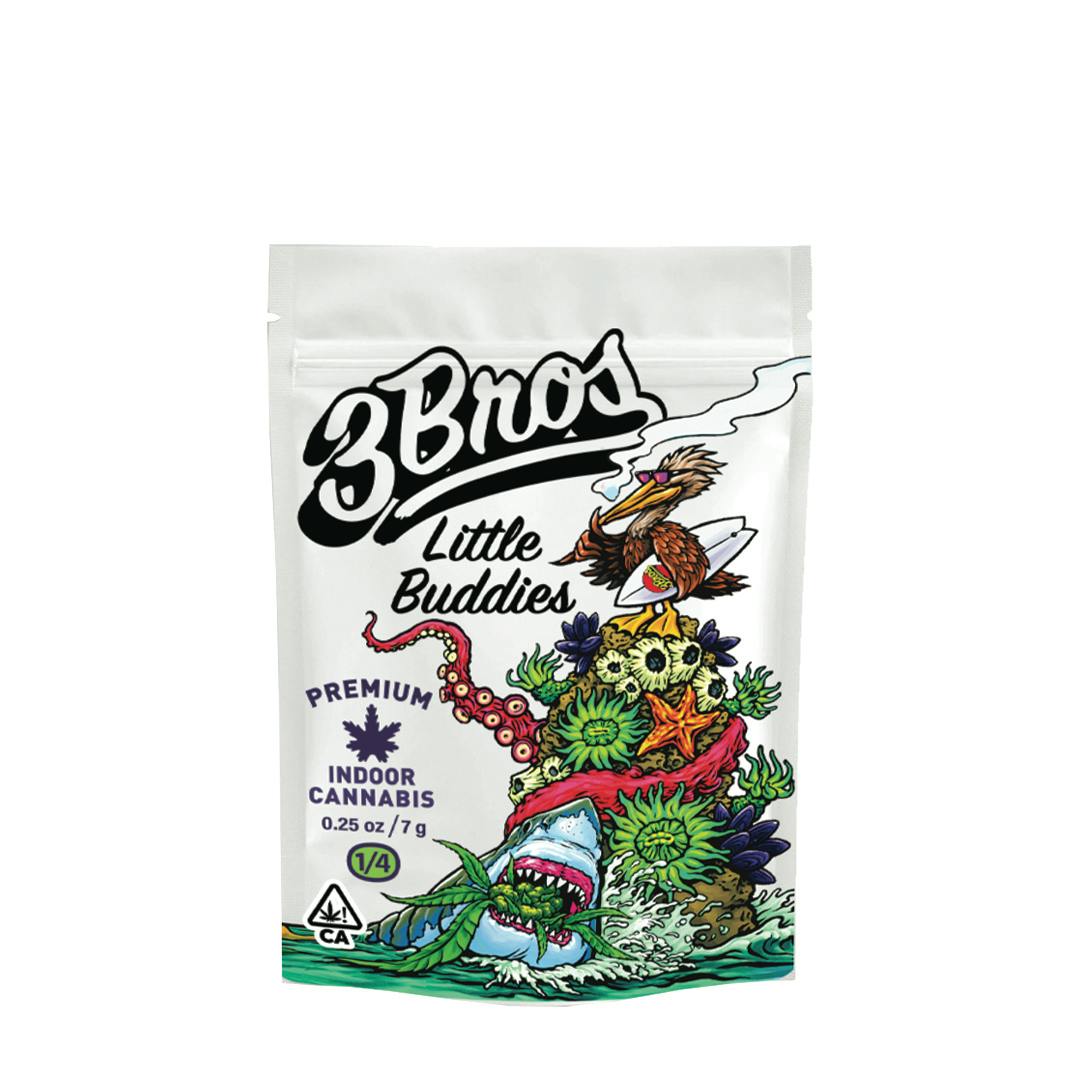 3 Bros Grow - 3 Bros | Indoor Flower | 7g | Silver Surfer | Hybrid - 1