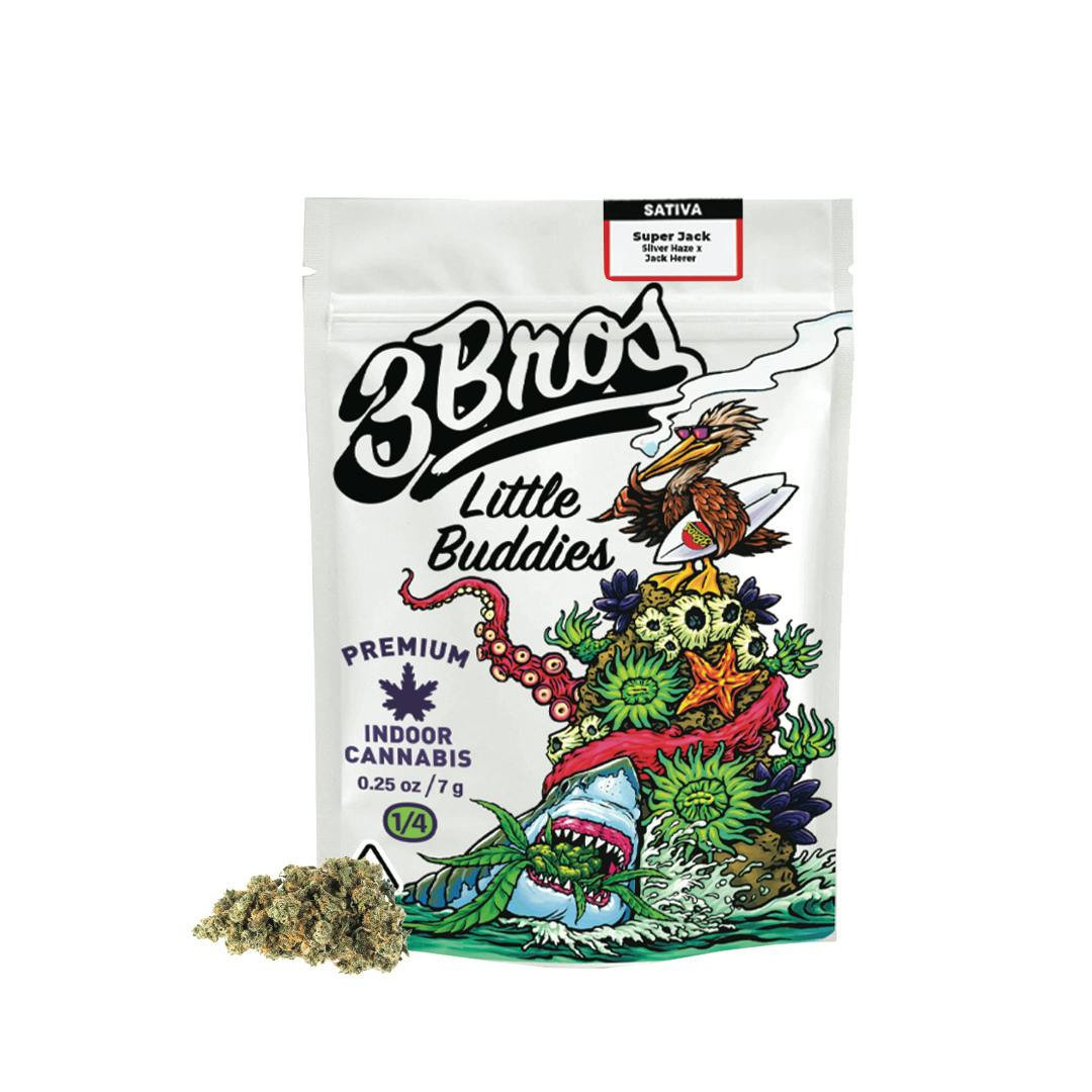 3 Bros Grow - 3 Bros | Indoor Flower | 7g | Super Jack | Sativa - 1