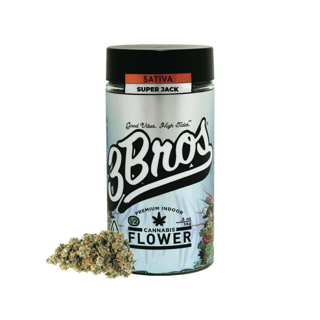 3 Bros Grow - 3 Bros | Indoor Flower | 14g | Super Jack | Sativa - 1