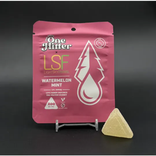 True North Collective MI - True North | One Hitter | Vegan Watermelon Mint Gummies | 200mg | Single - 1
