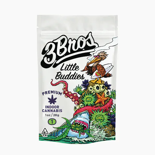 3 Bros Grow - 3 Bros | Indoor Flower | 28g | Ghost Truffle | Indica - 1