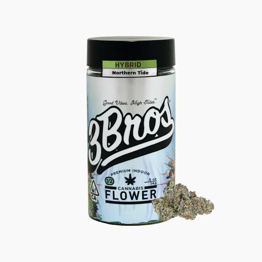 3 Bros Grow - 3 Bros | Indoor Flower | 14g | Northern Tide | Hybrid - 1
