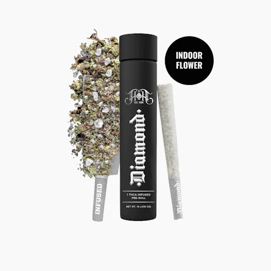Heavy Hitters - Melon Kush | Indica - Diamond Infused 1g Pre-Roll - 1