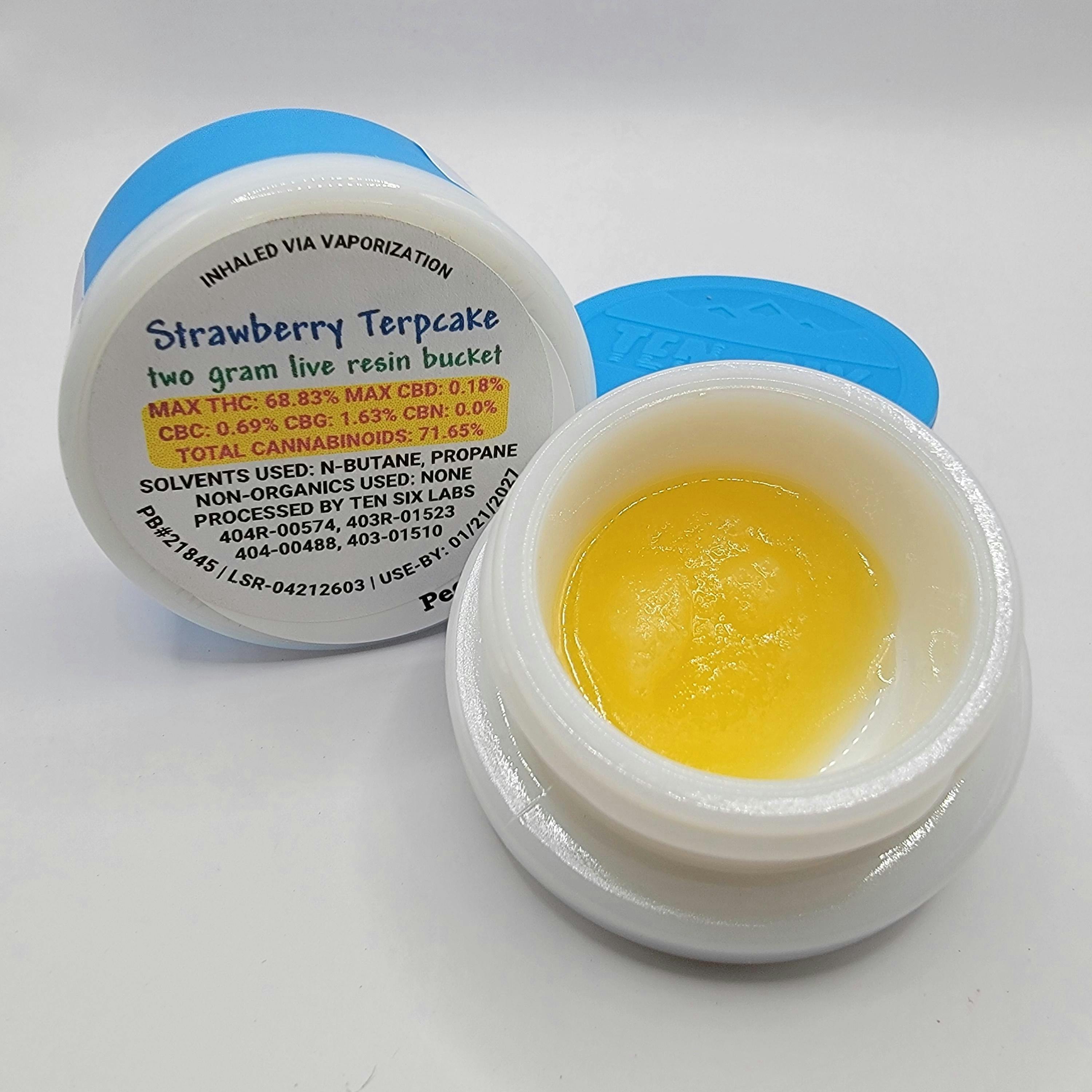 Ten Six Labs - Strawberry Terpcake - 2g Live Sugar Resin - 1