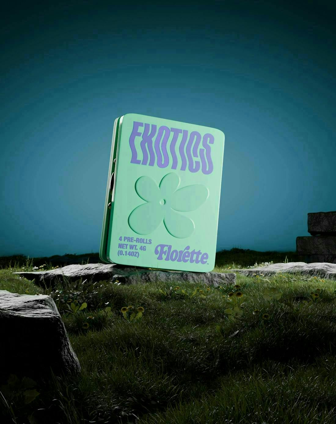 Florette - Florette Exotics | Sour Face | Joints | 1g each | 4pk - 1