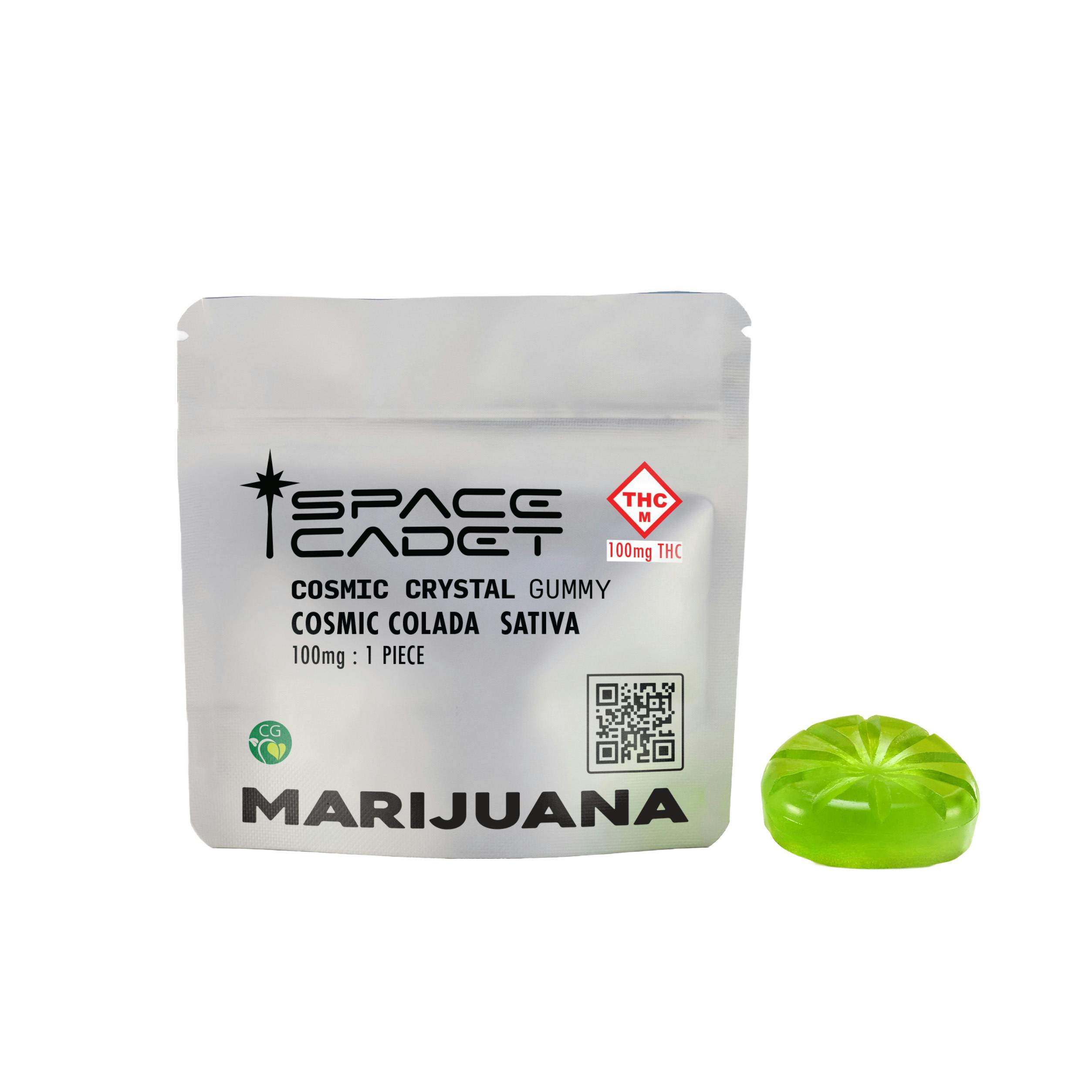 Space Cadet - Cosmic Colada 100mg Cosmic Crystals Gummy - 1