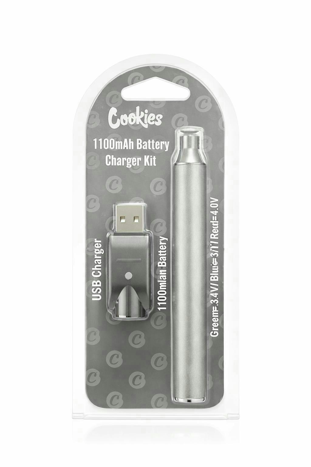 Cookies - Cookies | 1100 mAh 510 Thread Battery | Silver - 1