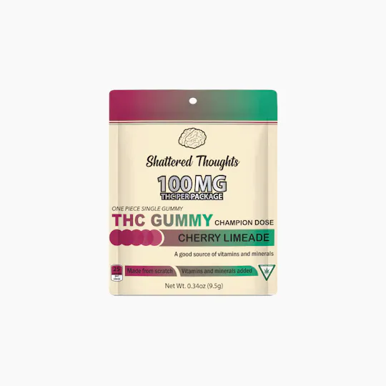 Shattered Thoughts - Shattered Thoughts | Cherry Limeade Single Gummy | 100mg - 1