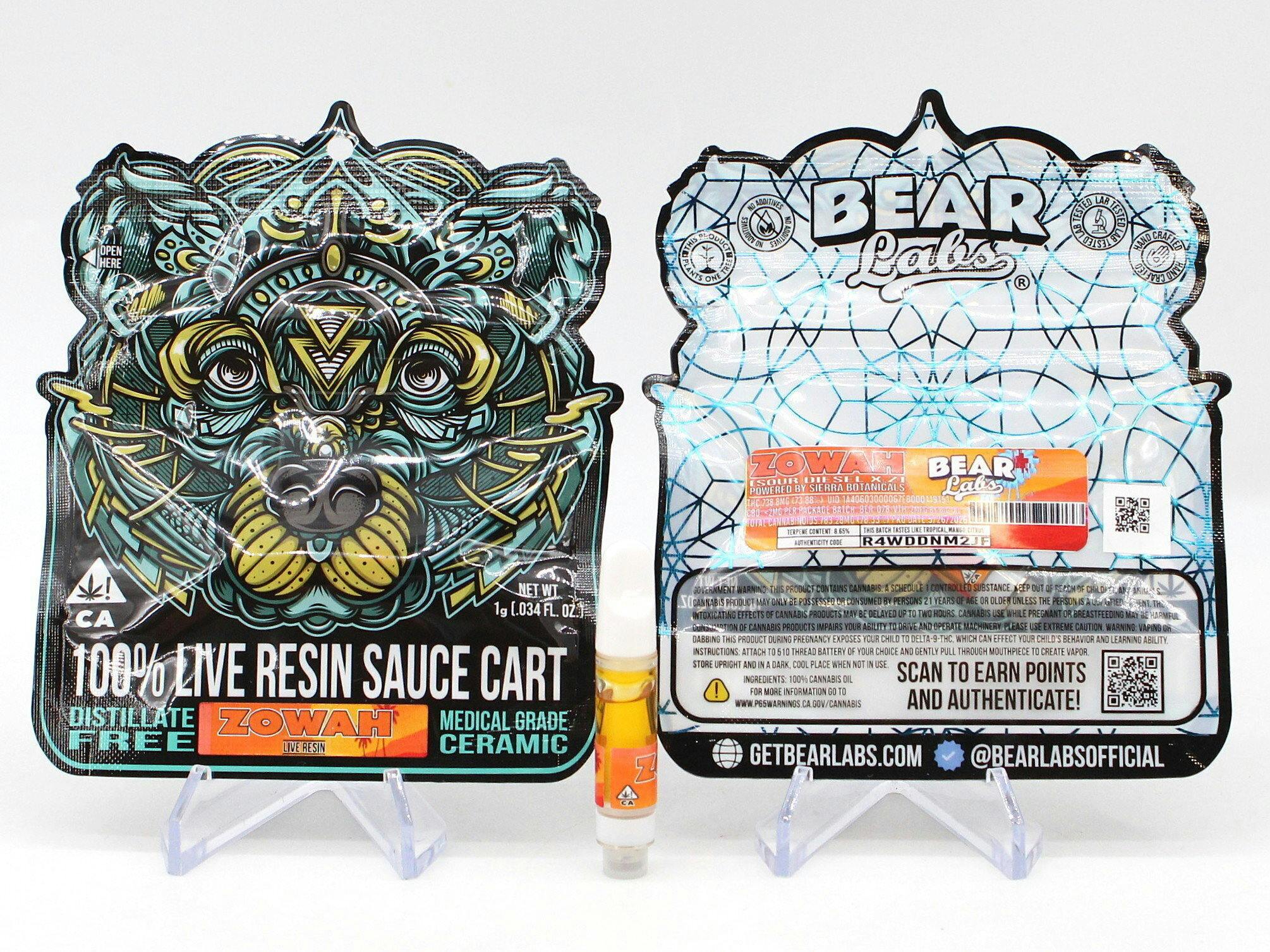 Bear Labs - BEAR Labs - Zowah - 510 Threaded - Cartridge - 1