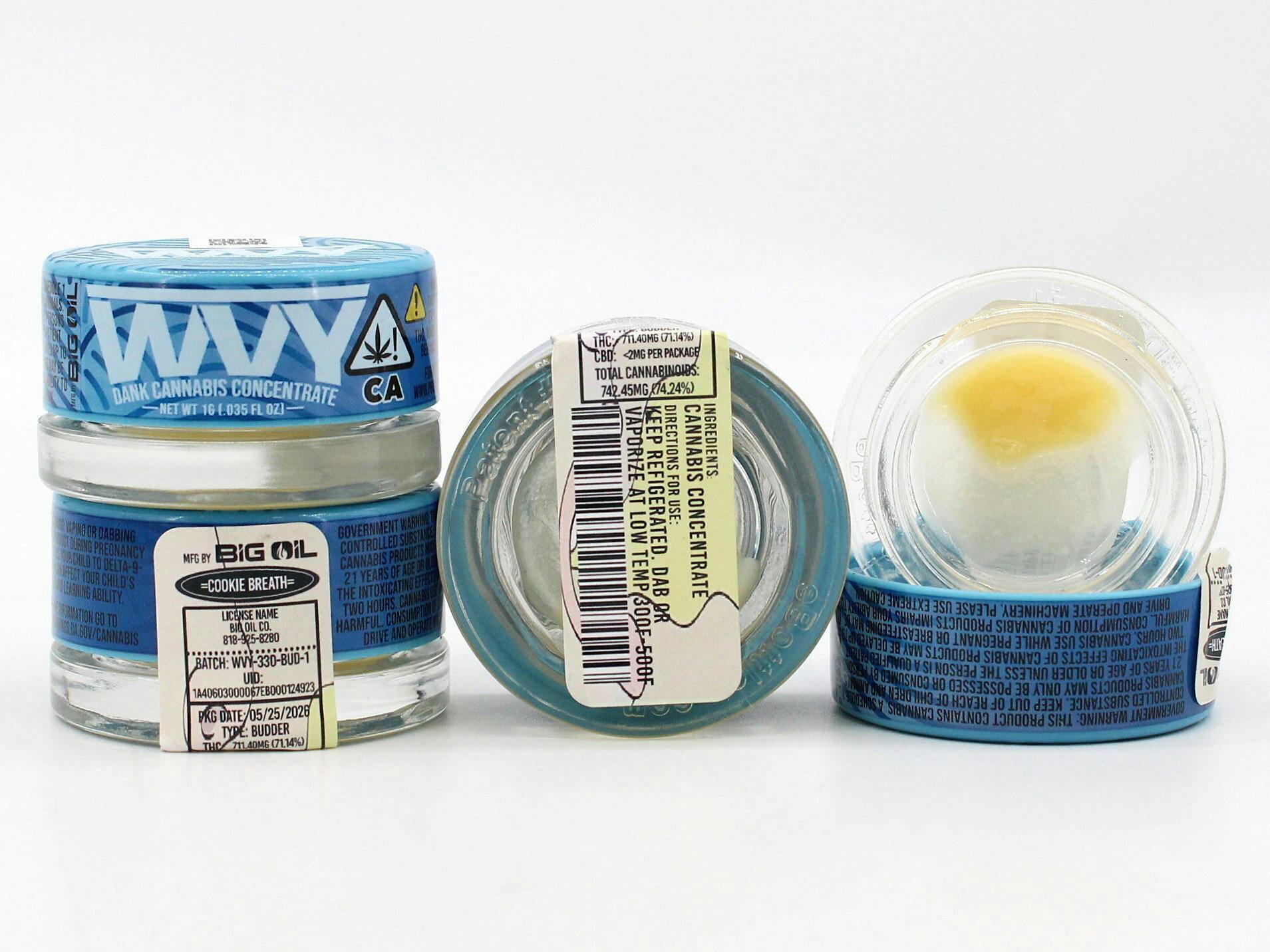 WVY - WVY - Cookie Breath - Tier 2 Live Resin Budder - 1