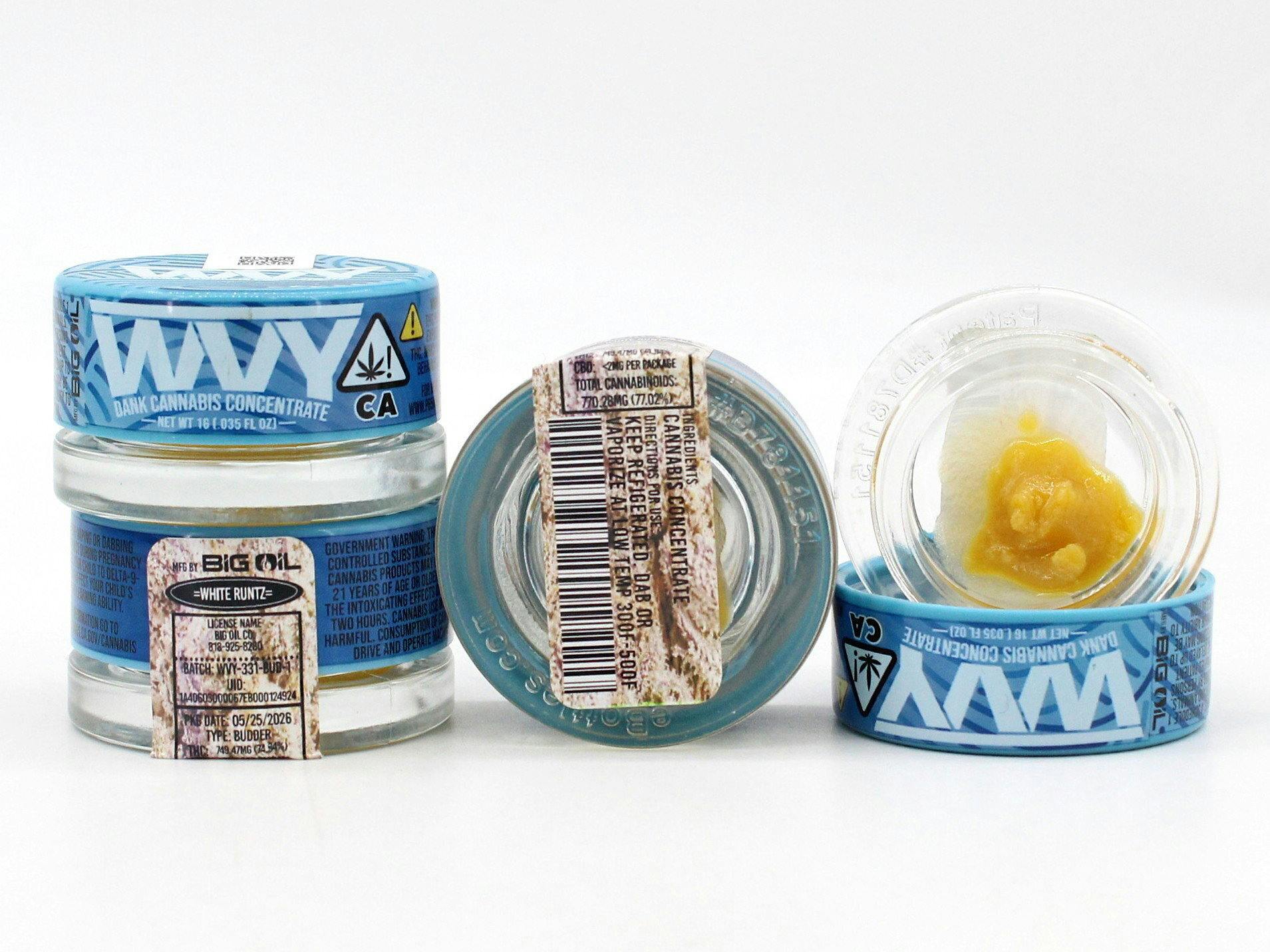 WVY - WVY - White Runtz - Tier 2 Live Resin Budder - 1