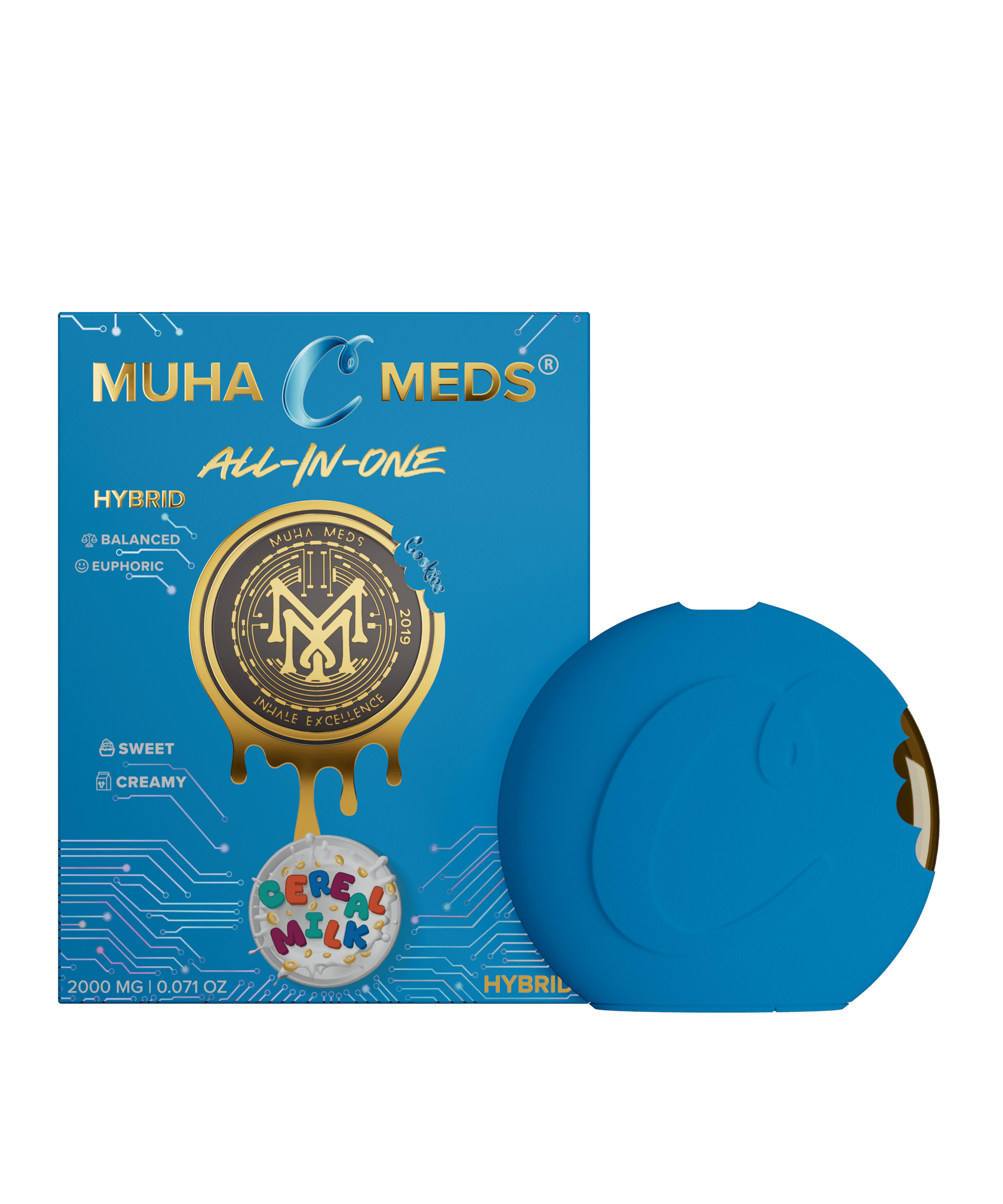 Muha Meds - Muha Meds x Cookies | Cereal Milk | Disposable | 2g - 1