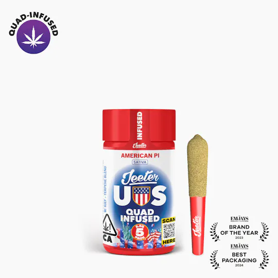 Jeeter - Jeeter WC 26 – American Pi Baby Jeeter Infused Pre-Roll - 1