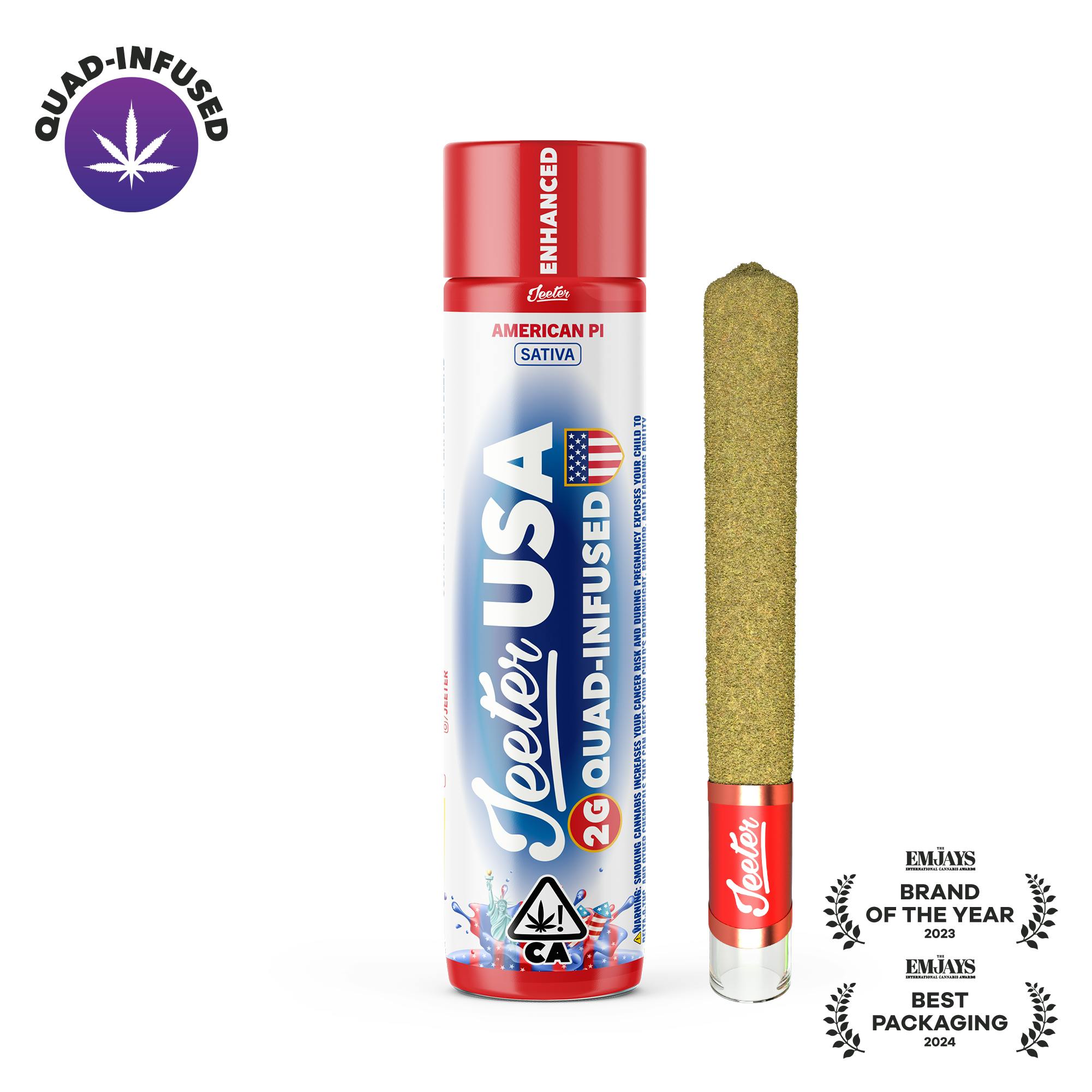 Jeeter - Jeeter WC 26 – American Pi XL Infused Pre-Roll - 1