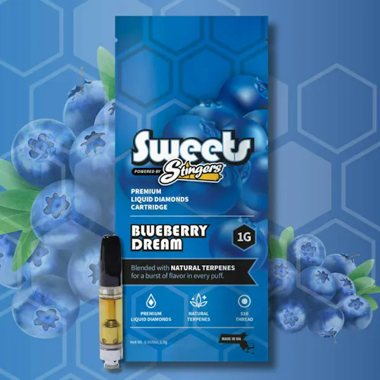 Stingers - Brand - Stingers | Blueberry Dream | 510 Cartridge | 1g - 1