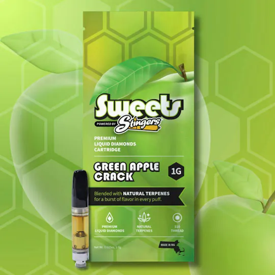 Stingers - Brand - Stingers | Green Apple Crack | 510 Cartridge | 1g - 1