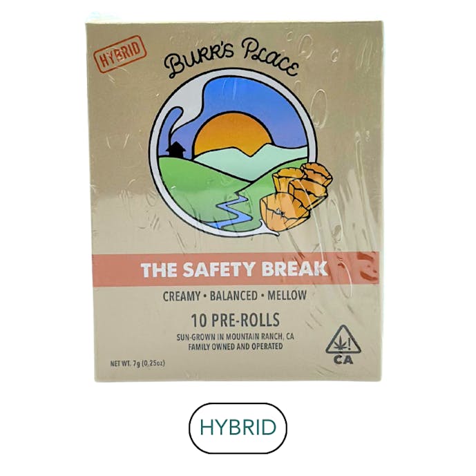 Burr's Place - Burr's Place | The Safety Break | Hybrid Blend Joints | 0.7g each | 10pk - 1