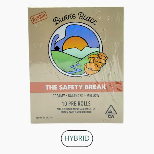 Burr's Place - Burr's Place | The Safety Break | Hybrid Blend Joints | 0.7g each | 10pk - 1