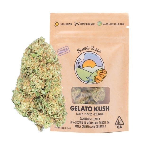 Burr's Place - Burr's Place | Gelato Kush | Big Buds | 3.5g - 1