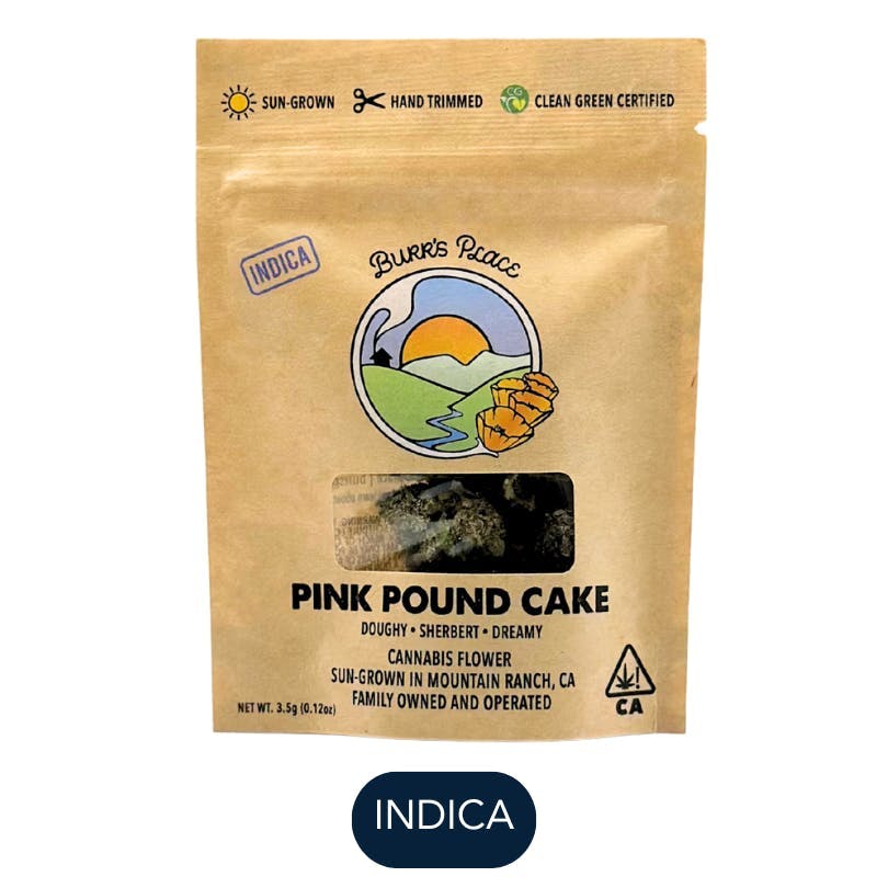 Burr's Place - Burr's Place | Pink Pound Cake | Big Buds | 28g - 1