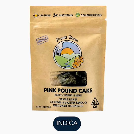 Burr's Place - Burr's Place | Pink Pound Cake | Big Buds | 28g - 1