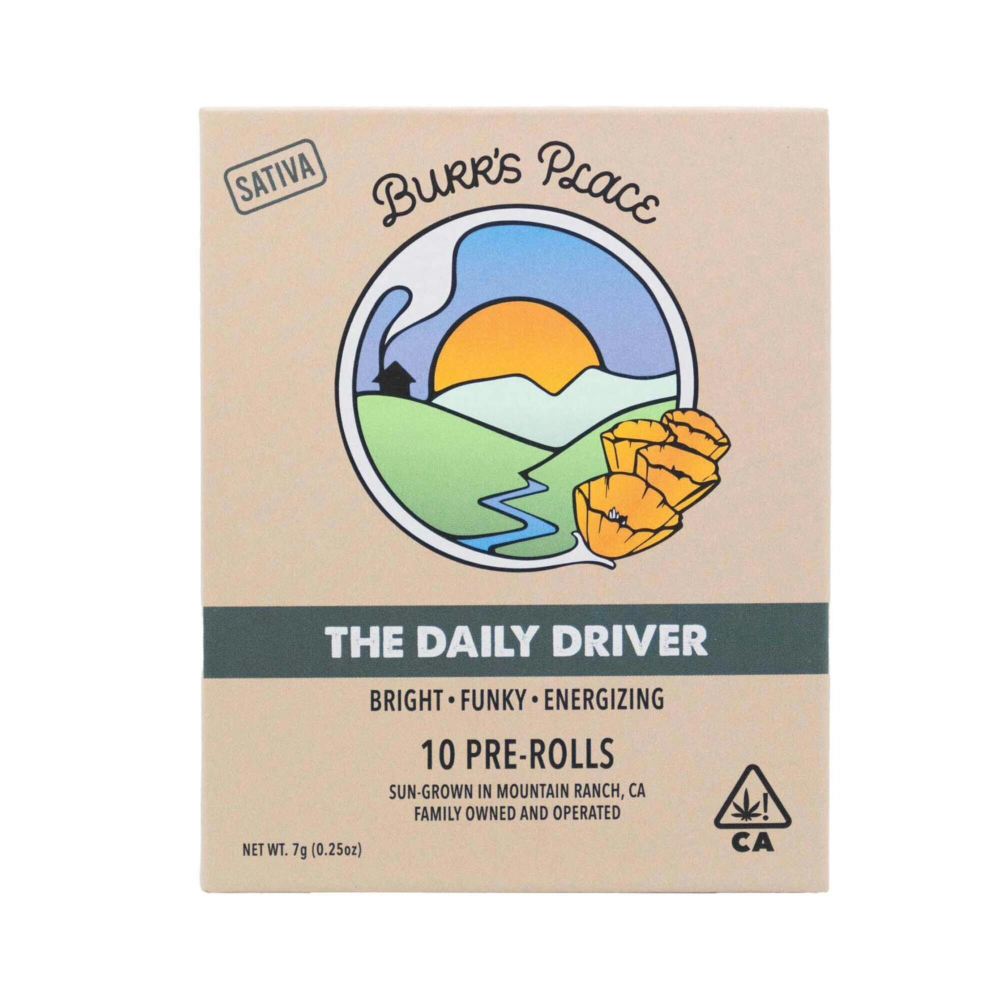 Burr's Place - The Daily Driver | Joints | 0.7g each | 10pk - 1