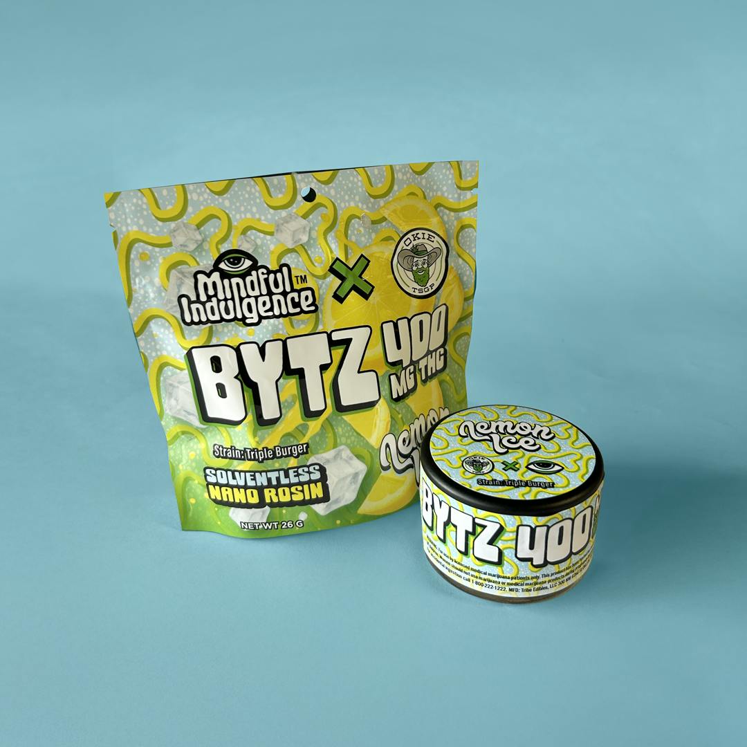 Mindful Indulgence - BYTZ - Lemon Ice - Nano Rosin Gummies - 2 Pack - 400mg Total - 1