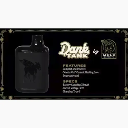 Mule Extracts - Mule Extracts | West Star | Dank Tank LR Disposable | 2g - 1