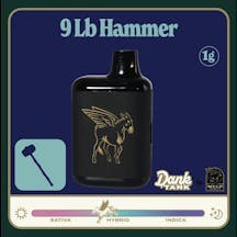 Mule Extracts - Mule Extracts | 9LB Hammer | Dank Tank Live Resin Disposable | 1g - 1