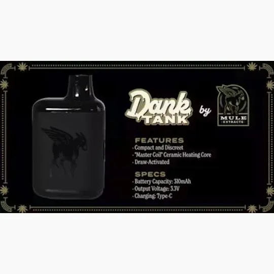 Mule Extracts - Chem Dawg | Dank Tank LR Disposable | 1g - 1