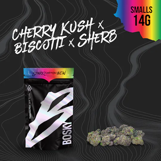 Bosky Genetics - BOSKY | Cherry Kush x Biscotti x Sherb | Small Buds | 14g - 1